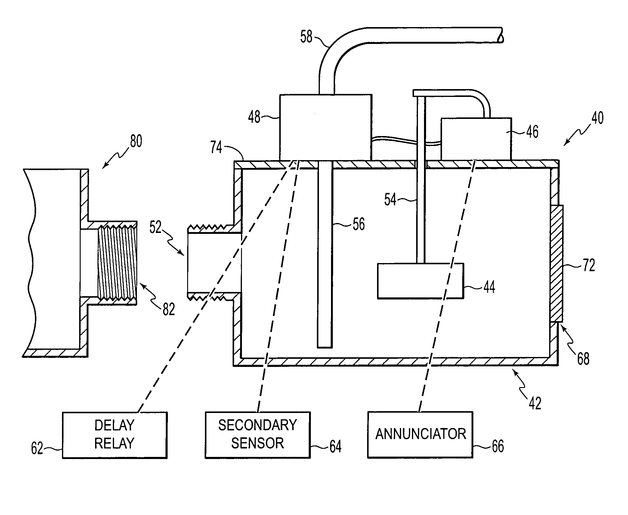 Condensate overflow prevention apparatus