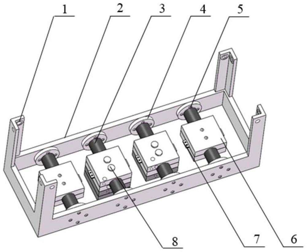 Mass-adjustable integrated multi-dynamic vibration absorber for restraining rail vehicle from shaking