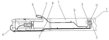 Centralized lubrication mechanism for excavator working device