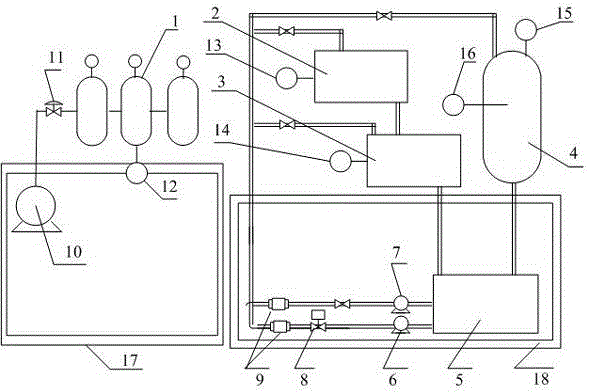 Comprehensive practical training device for process control