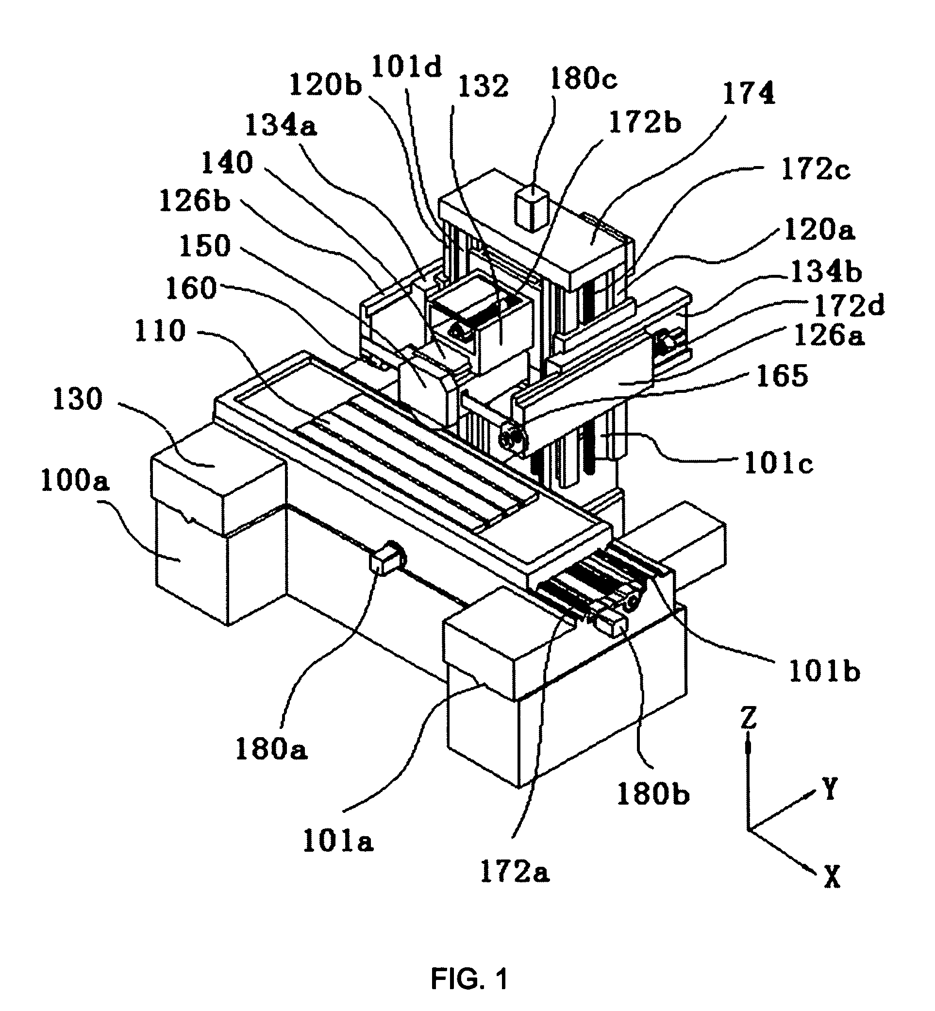 Multi-carriage symmetrical numerically controlled coordinate grinding machine