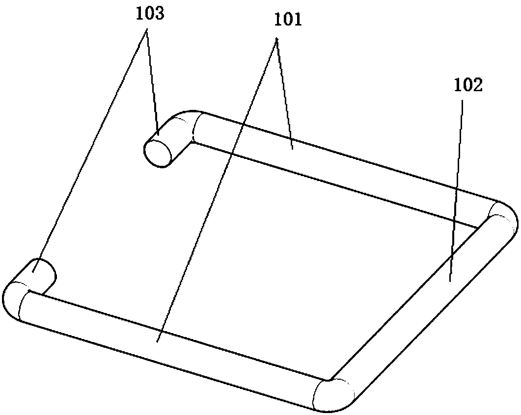 Rotatable pre-embedded external member and prefabricated assembly type wall structure