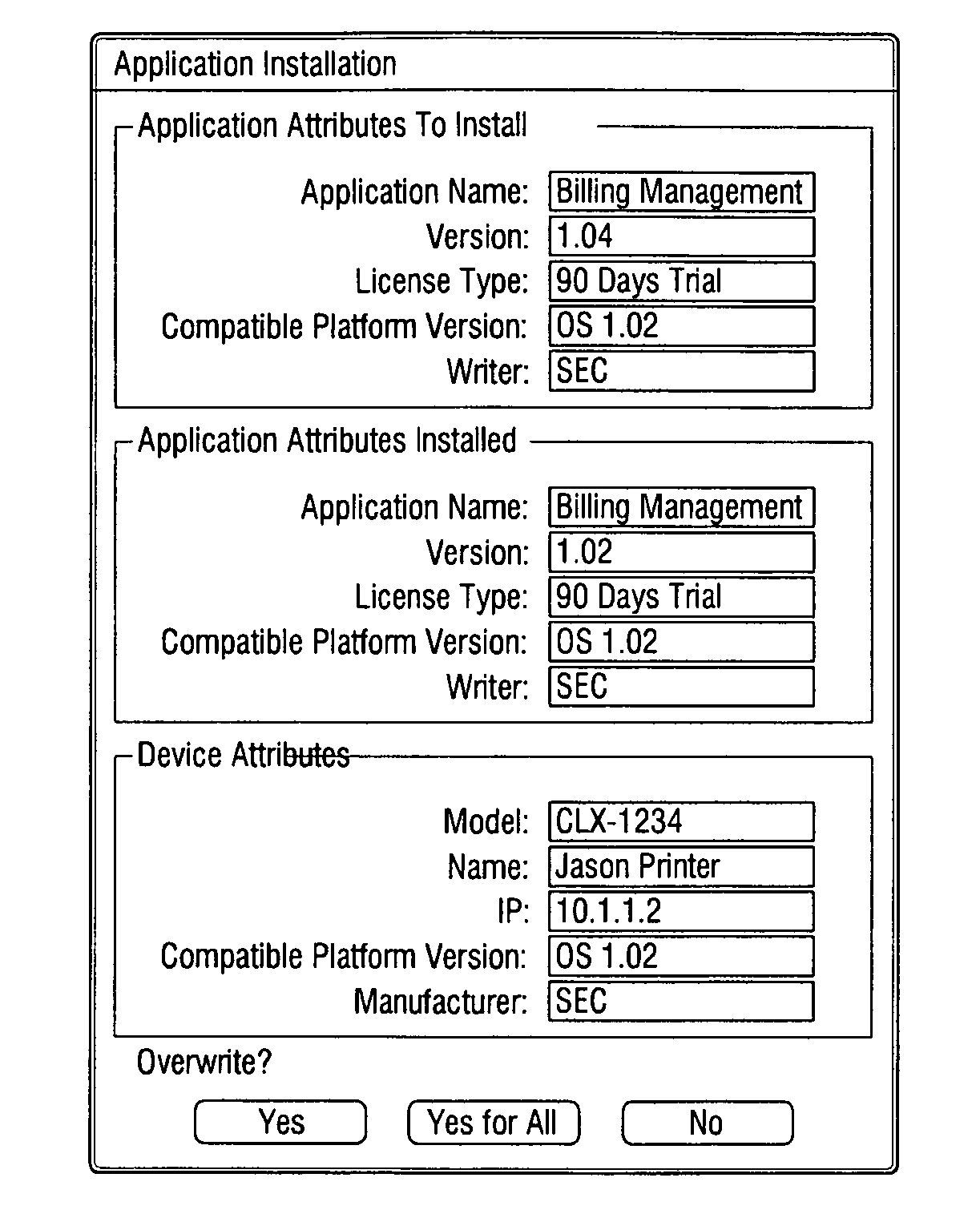 User terminal device for managing network device and method thereof