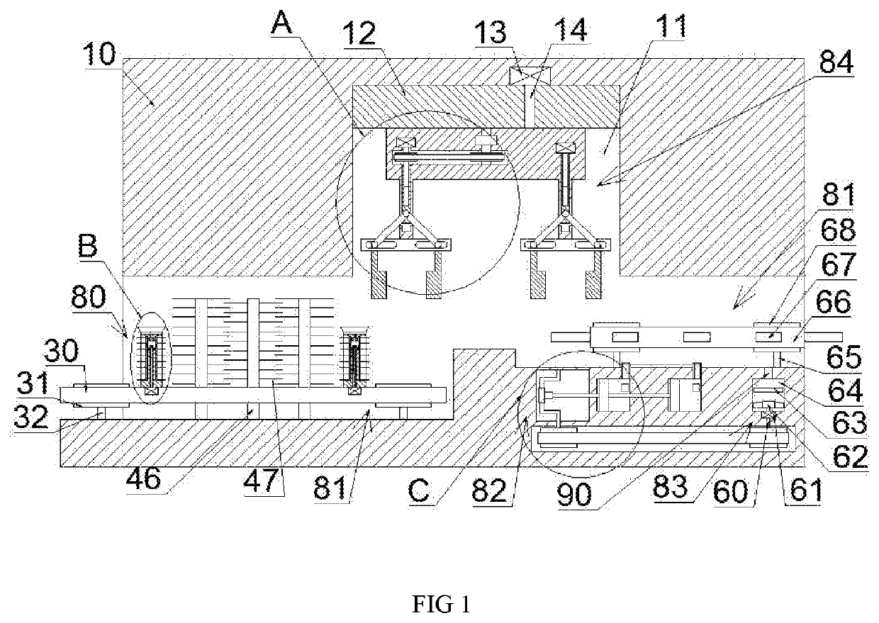 Automatic cleaning and recycling device for glass bottles