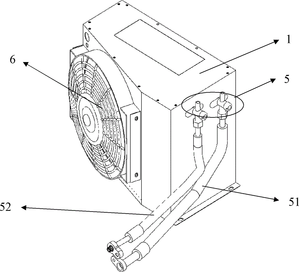 Automobile air-conditioner external unit device