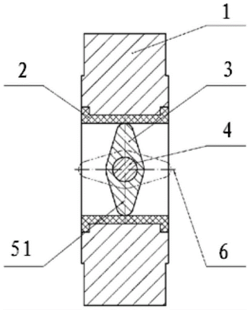 A four-eccentric butterfly valve and sealing ring