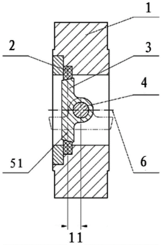 A four-eccentric butterfly valve and sealing ring