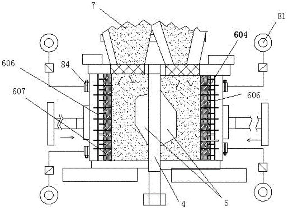 Transformation impact case-free tightly molding device and method for molding by using same