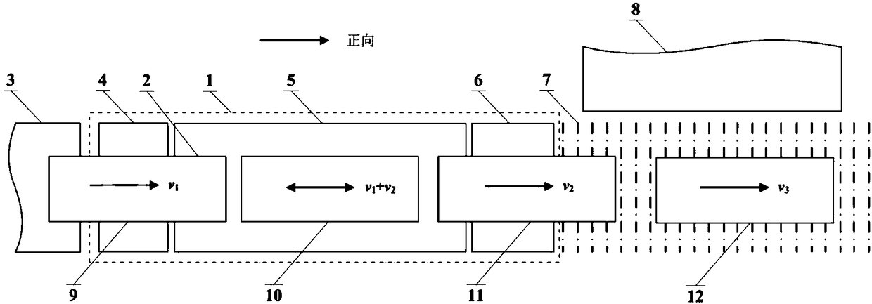 Plate-strip roller type quenching device and method capable of realizing reverse quenching