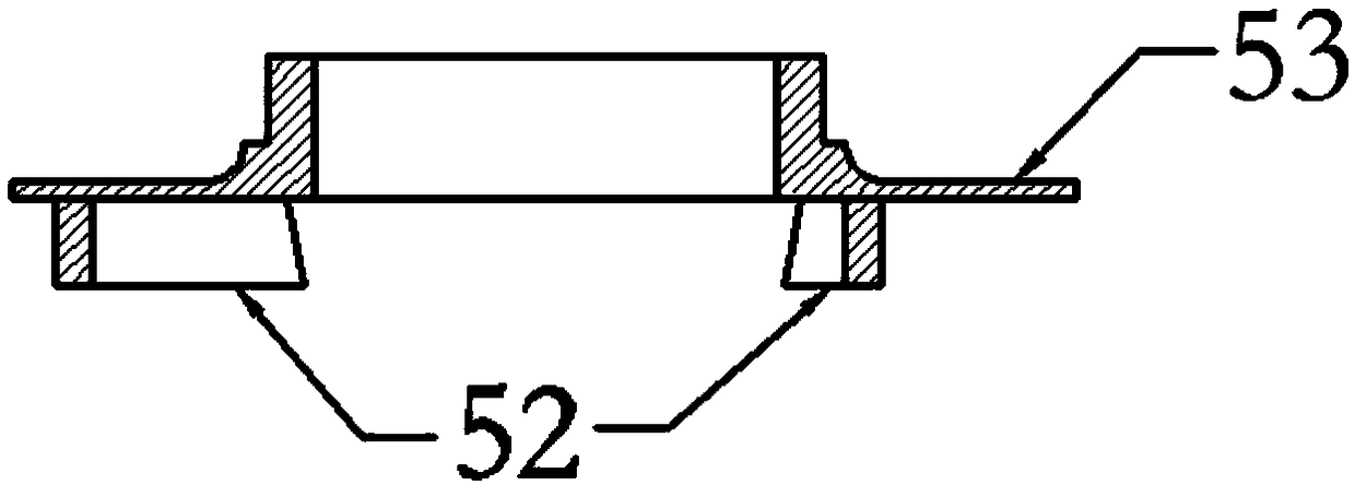 Flowing observation device for internal gas-liquid phase of centrifugal pump