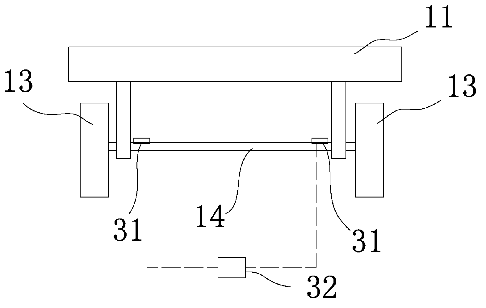 Signal acquisition device for knocking scanning-type bridge damage detection