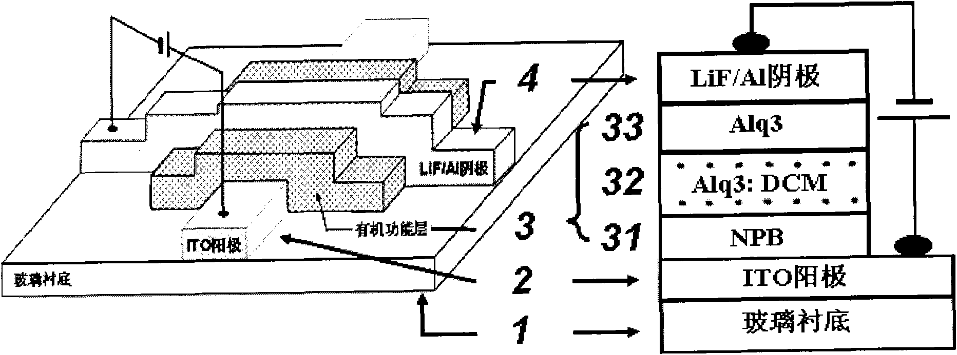 Double-parameter and high-sensitivity organic small molecular semiconductor film magnetic sensor