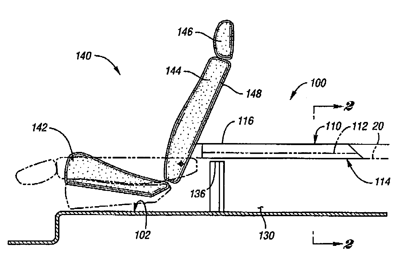 Multiple height load floor system