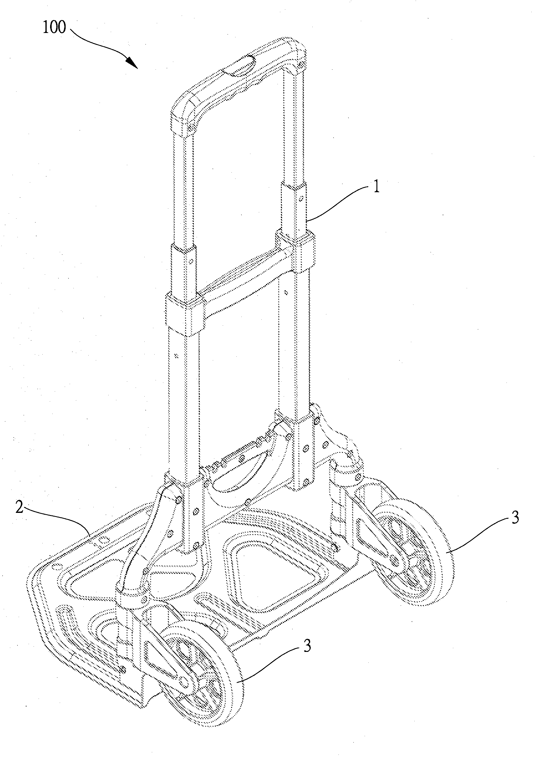 Foldable luggage carrier