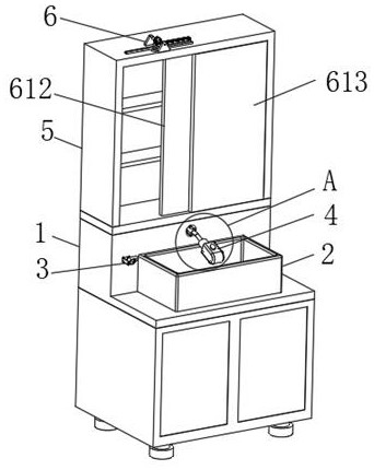 Multifunctional household washstand