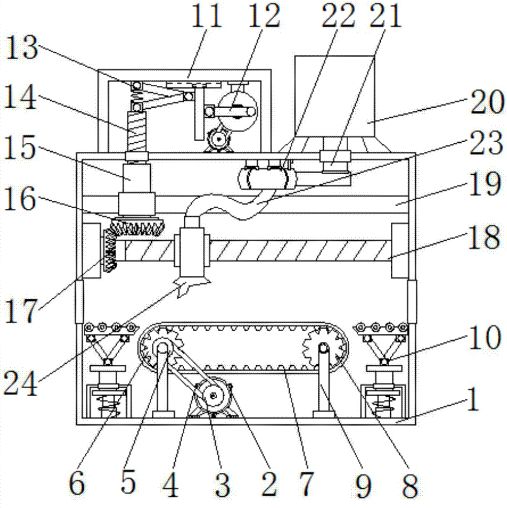 Building construction plate paint spraying device