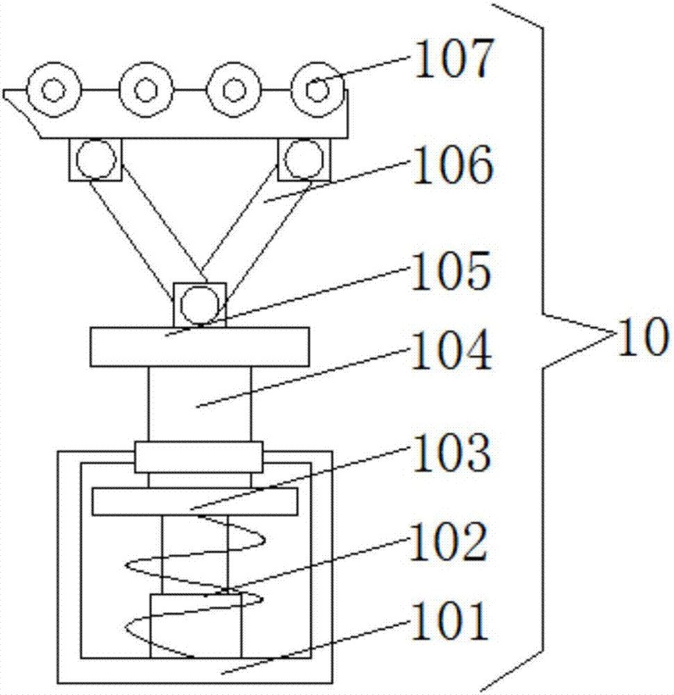 Building construction plate paint spraying device