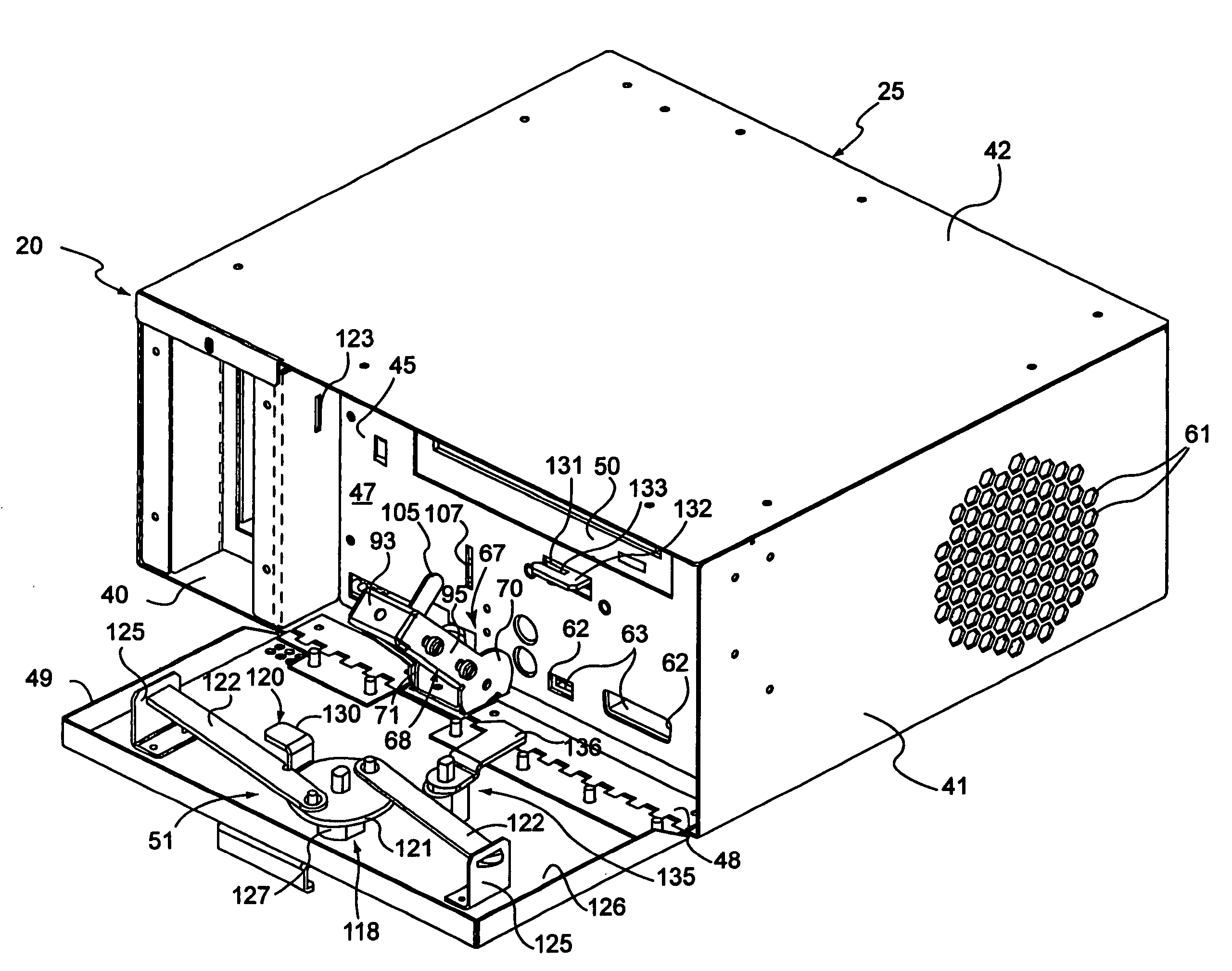 Modular CPU enclosure for gaming machines