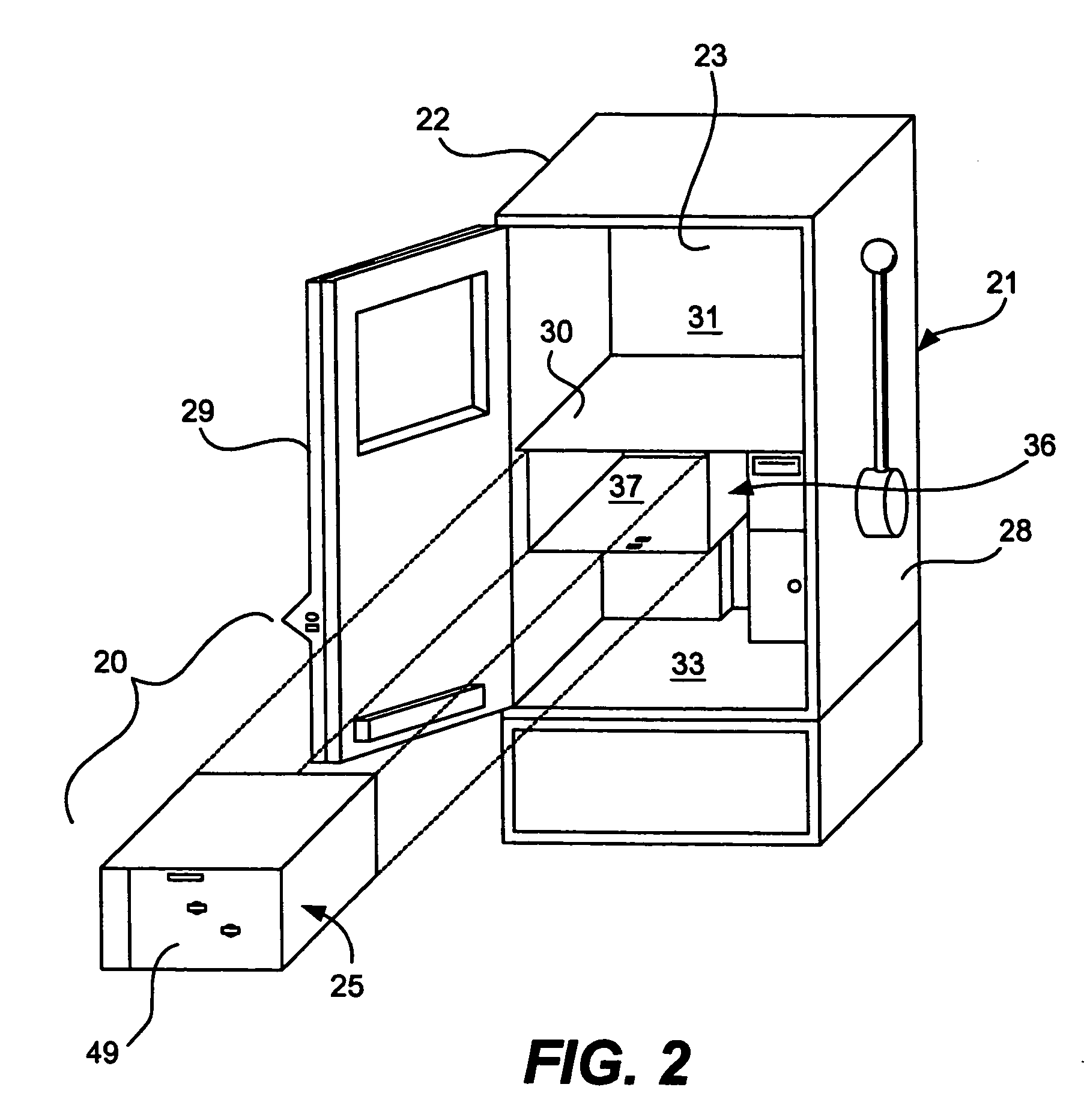 Modular CPU enclosure for gaming machines