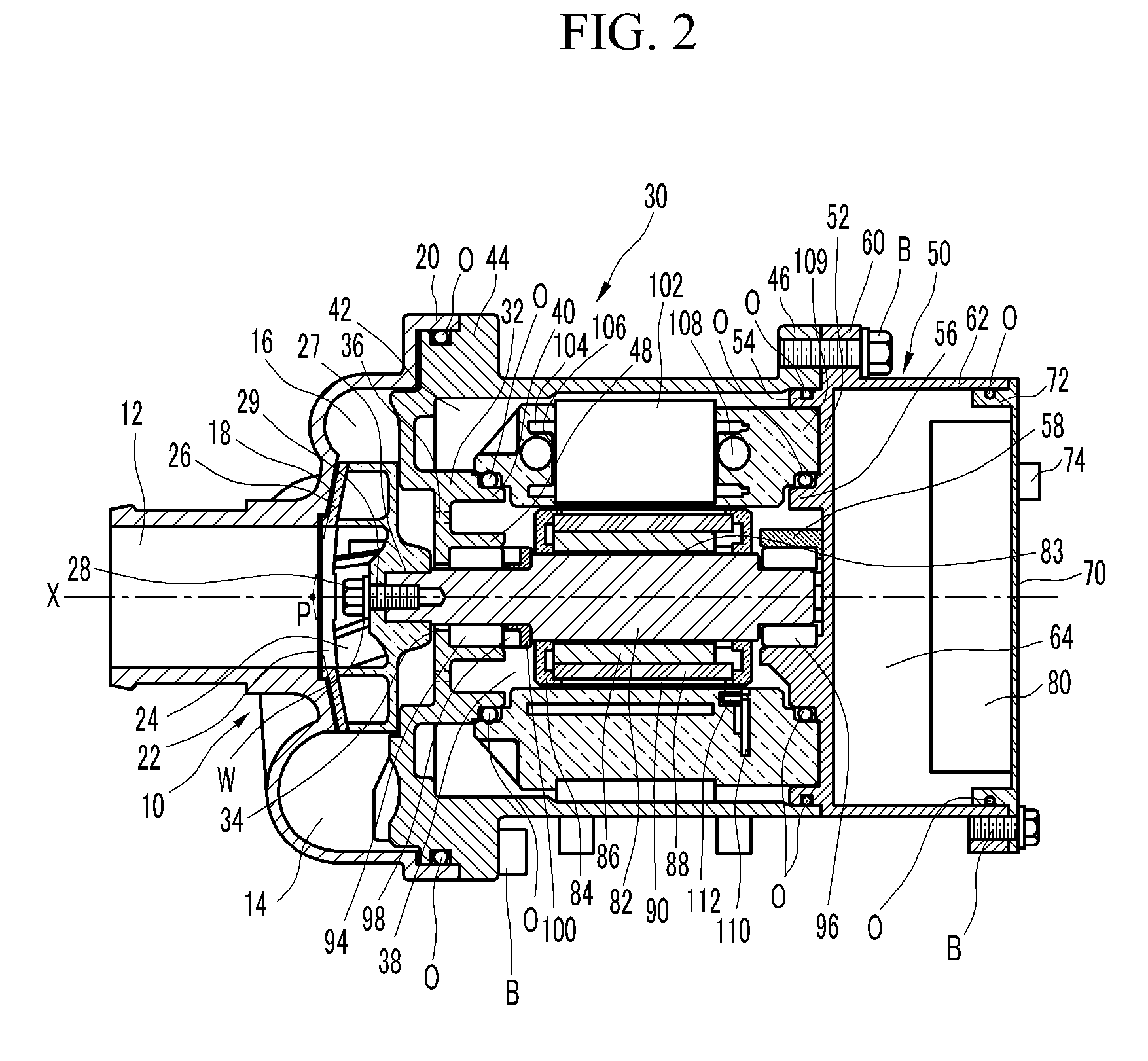 Electric water pump