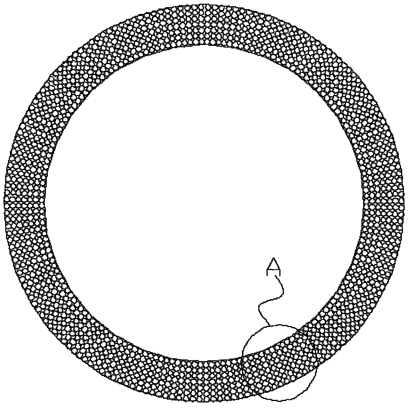 Homogenic inorganic membrane tube and preparation method thereof