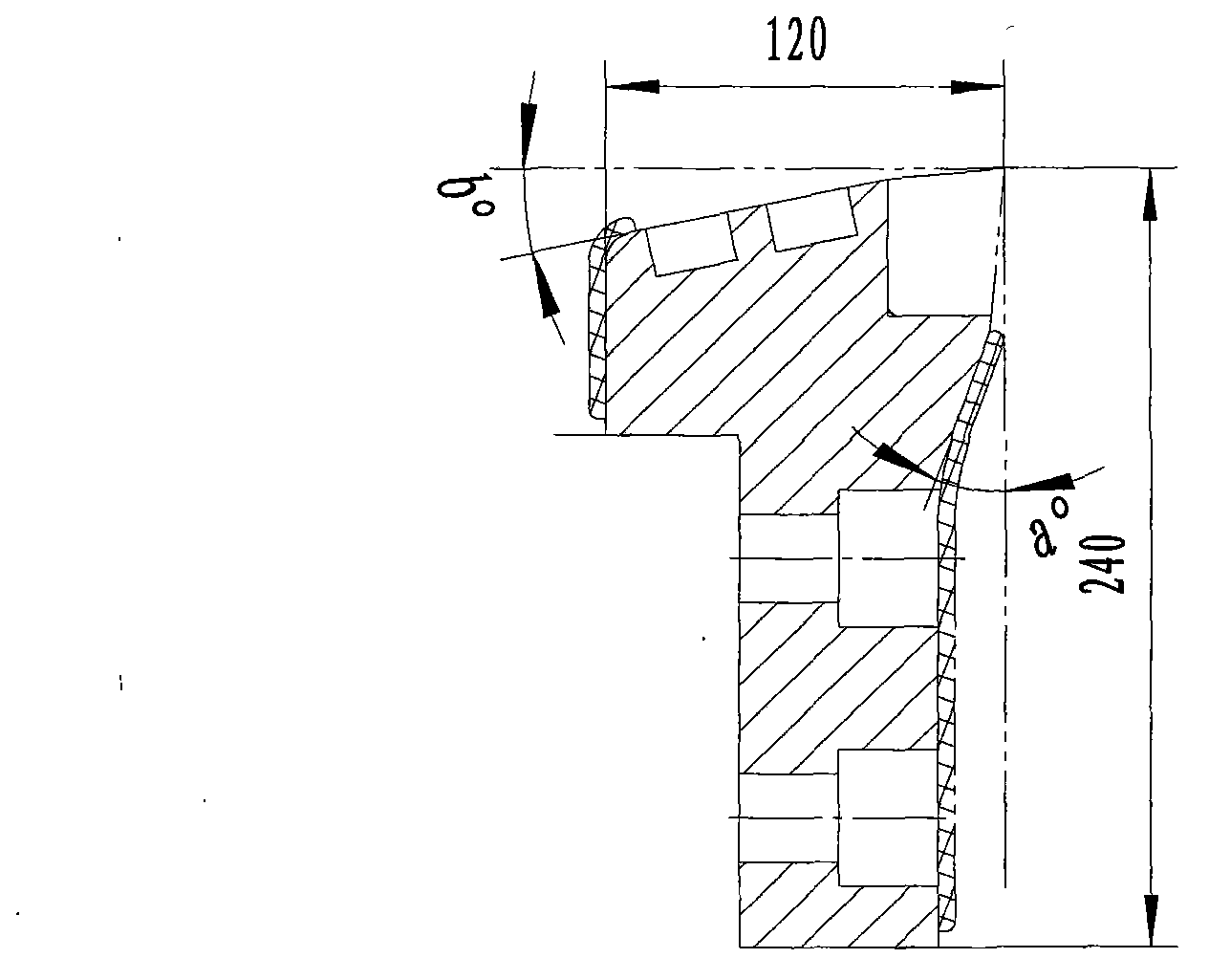 Manufacturing method of shield machine scraper