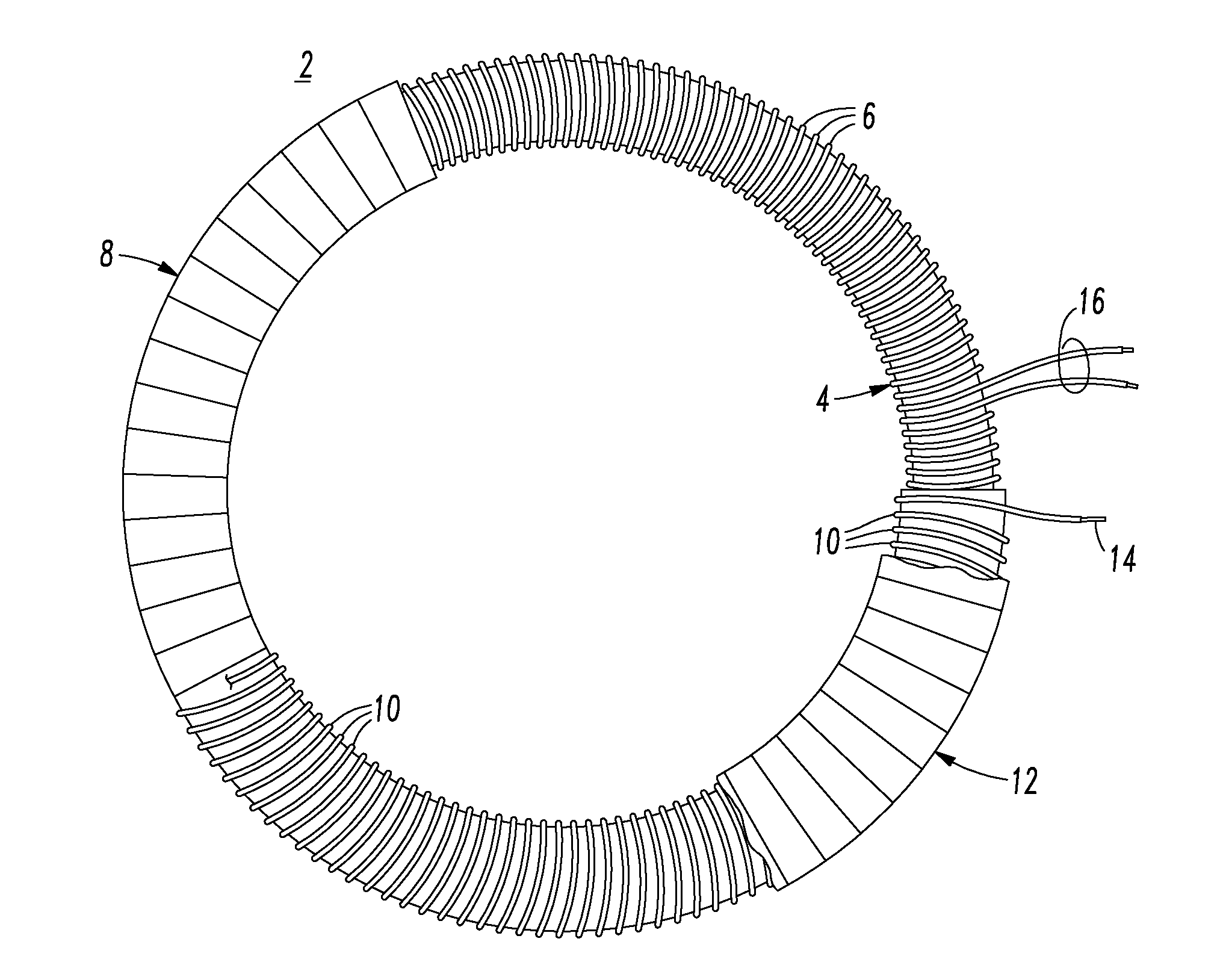 Rogowski coil, medium voltage electrical apparatus including the same, and method of providing electrostatic shielding for a rogowski coil