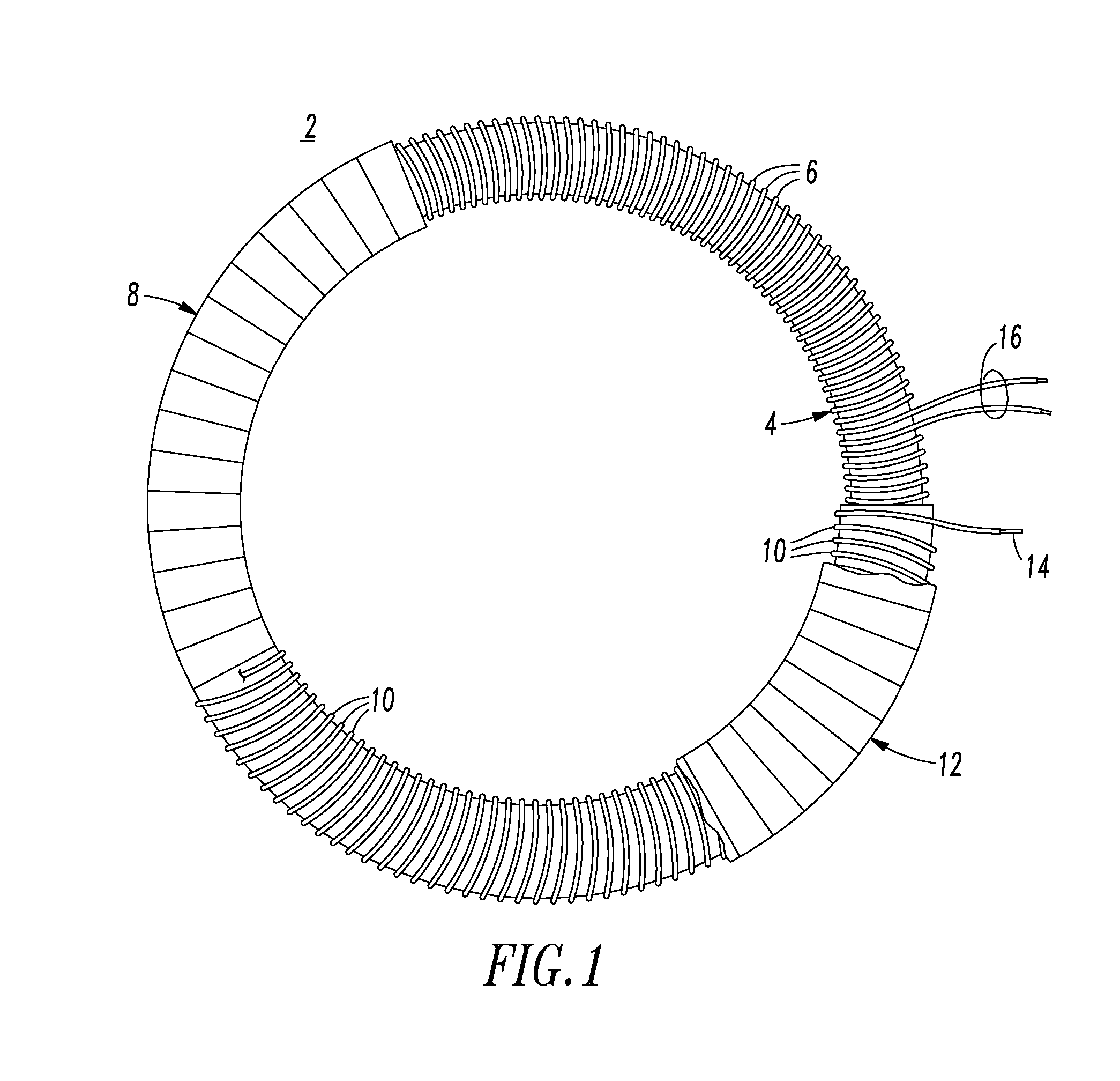 Rogowski coil, medium voltage electrical apparatus including the same, and method of providing electrostatic shielding for a rogowski coil