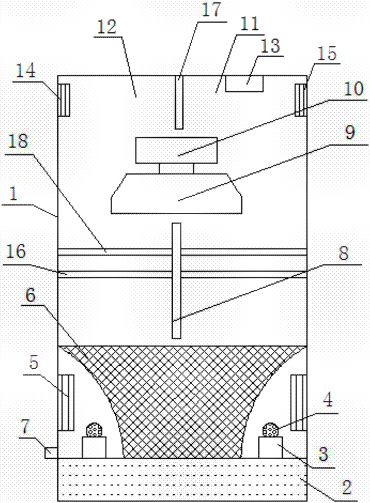 Vertical type air processor