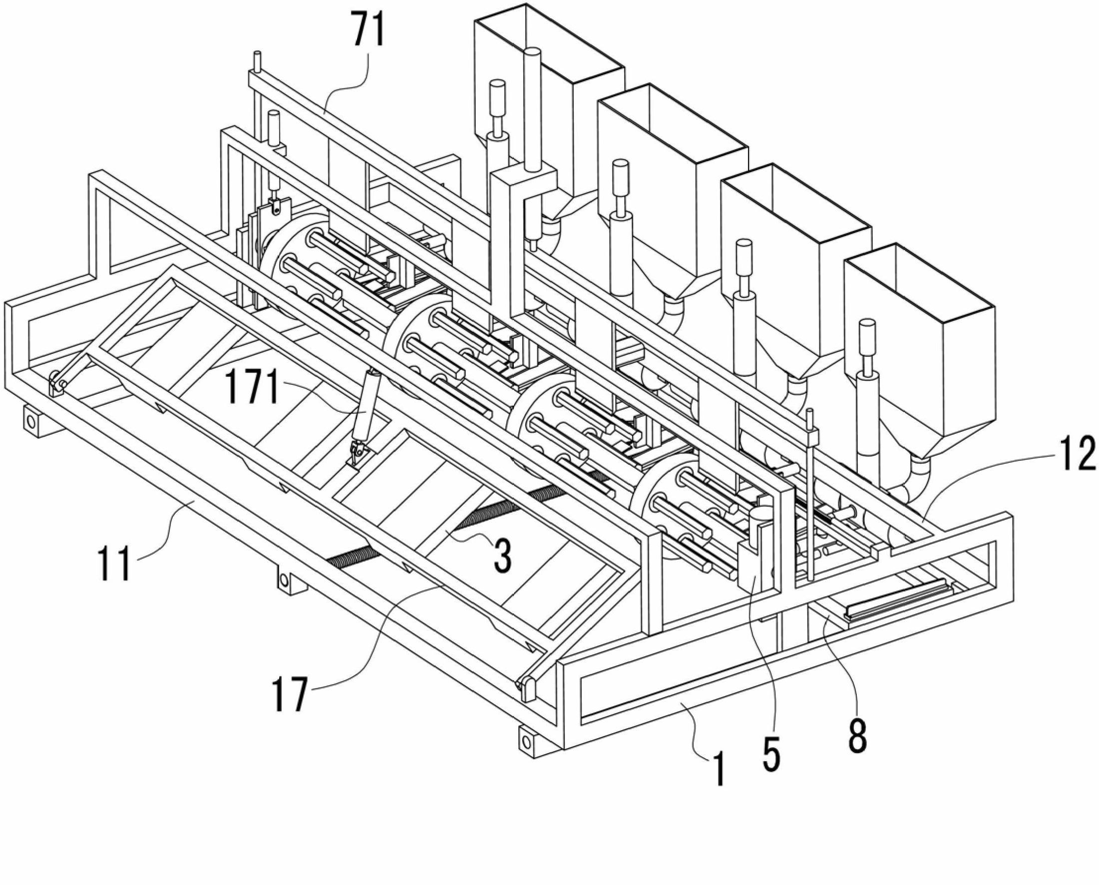 Handwork imitation full-automatic egg-biscuit-roll machine