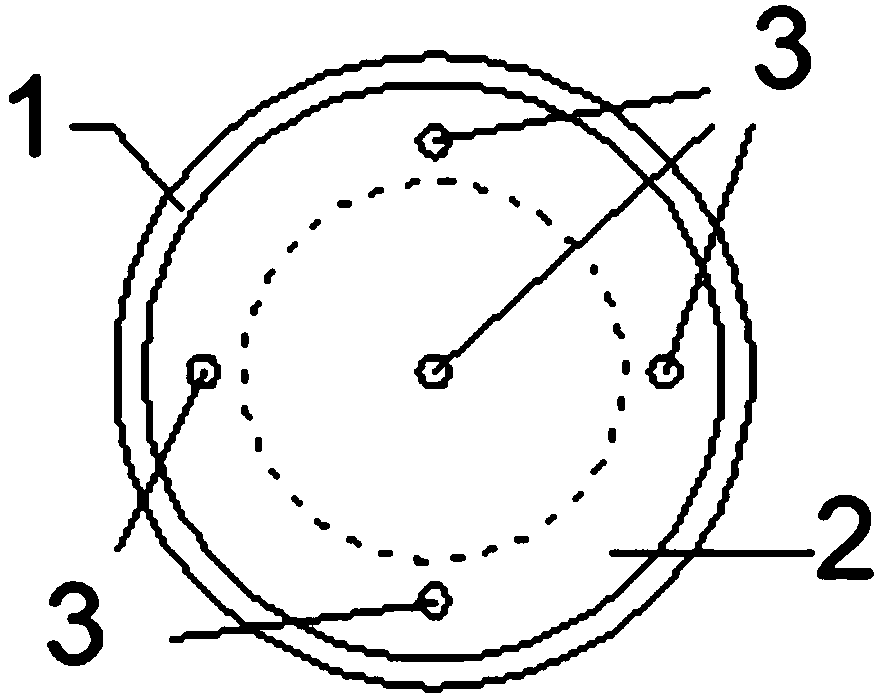 Inner ring type seabed suction anchor for deep sea and installation method thereof