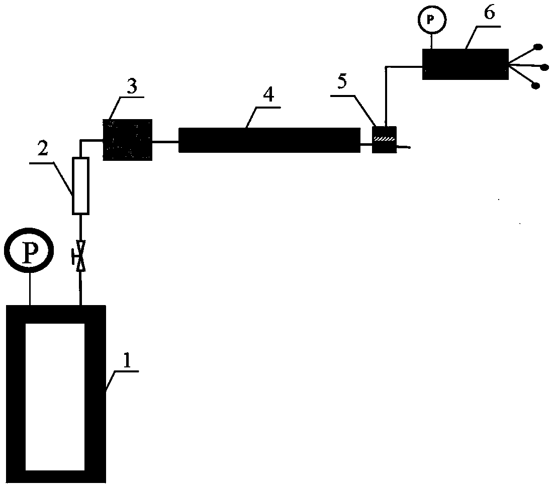 Method and device for measuring dissolution rate of solid paraffin inhibitor