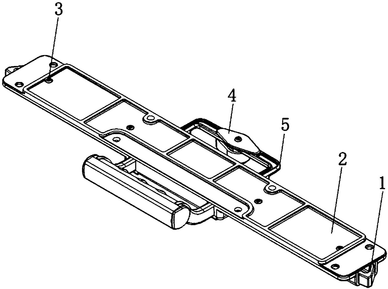 Drawing and locking structure