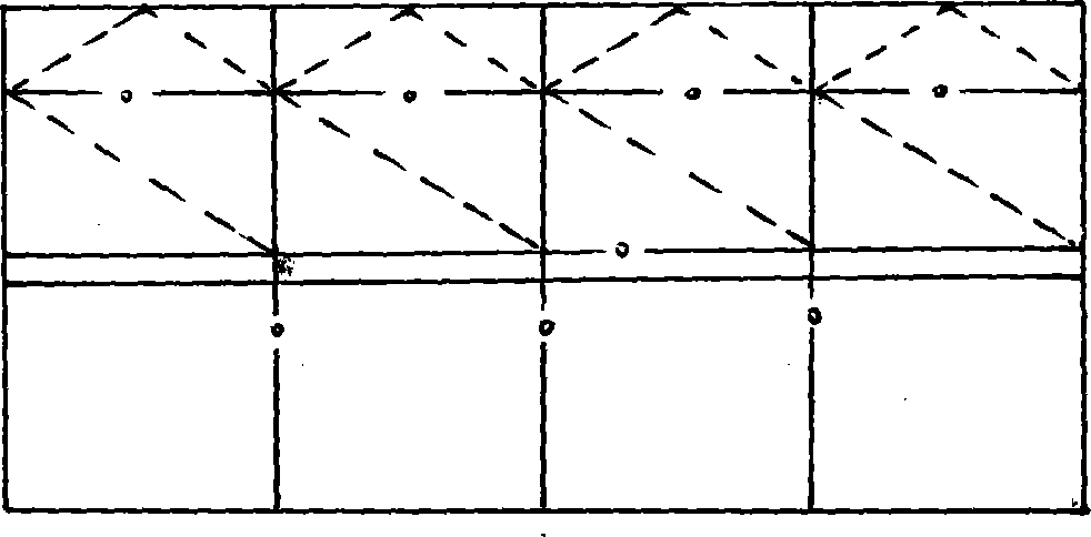 Folding method of regularly-triangular paper box