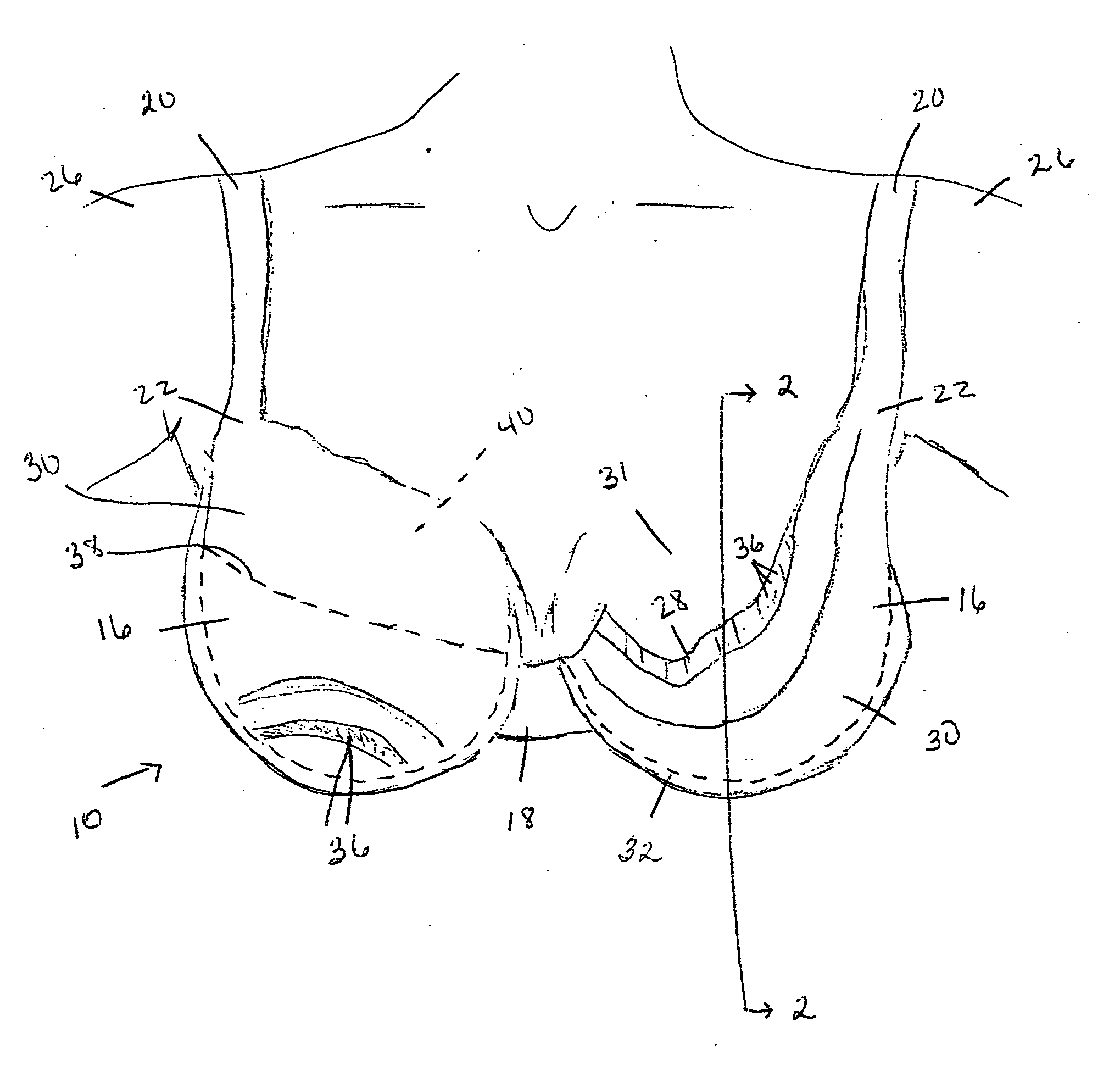 Multi-layer uplift bra