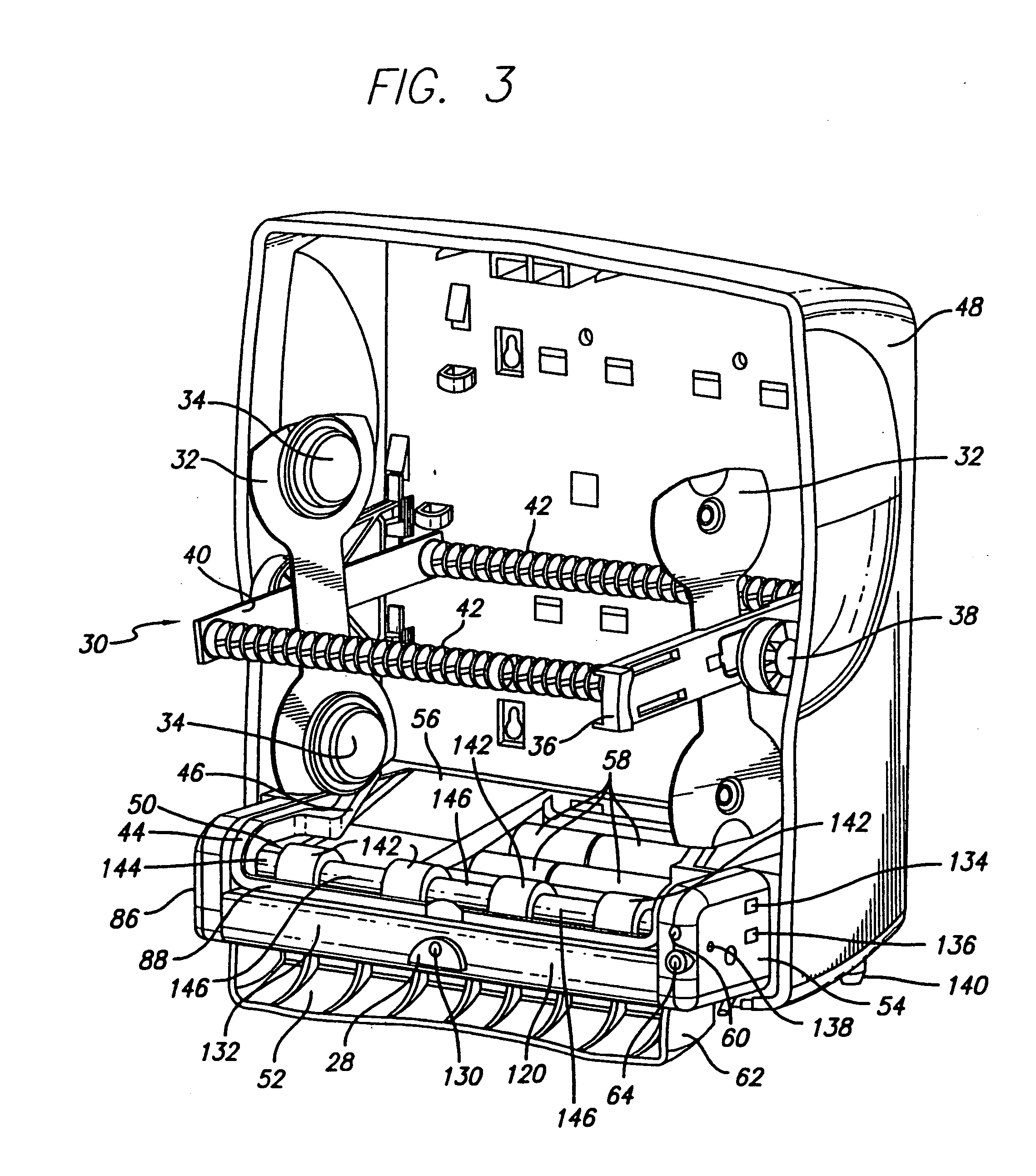 Waste minimizing carousel-style dispenser