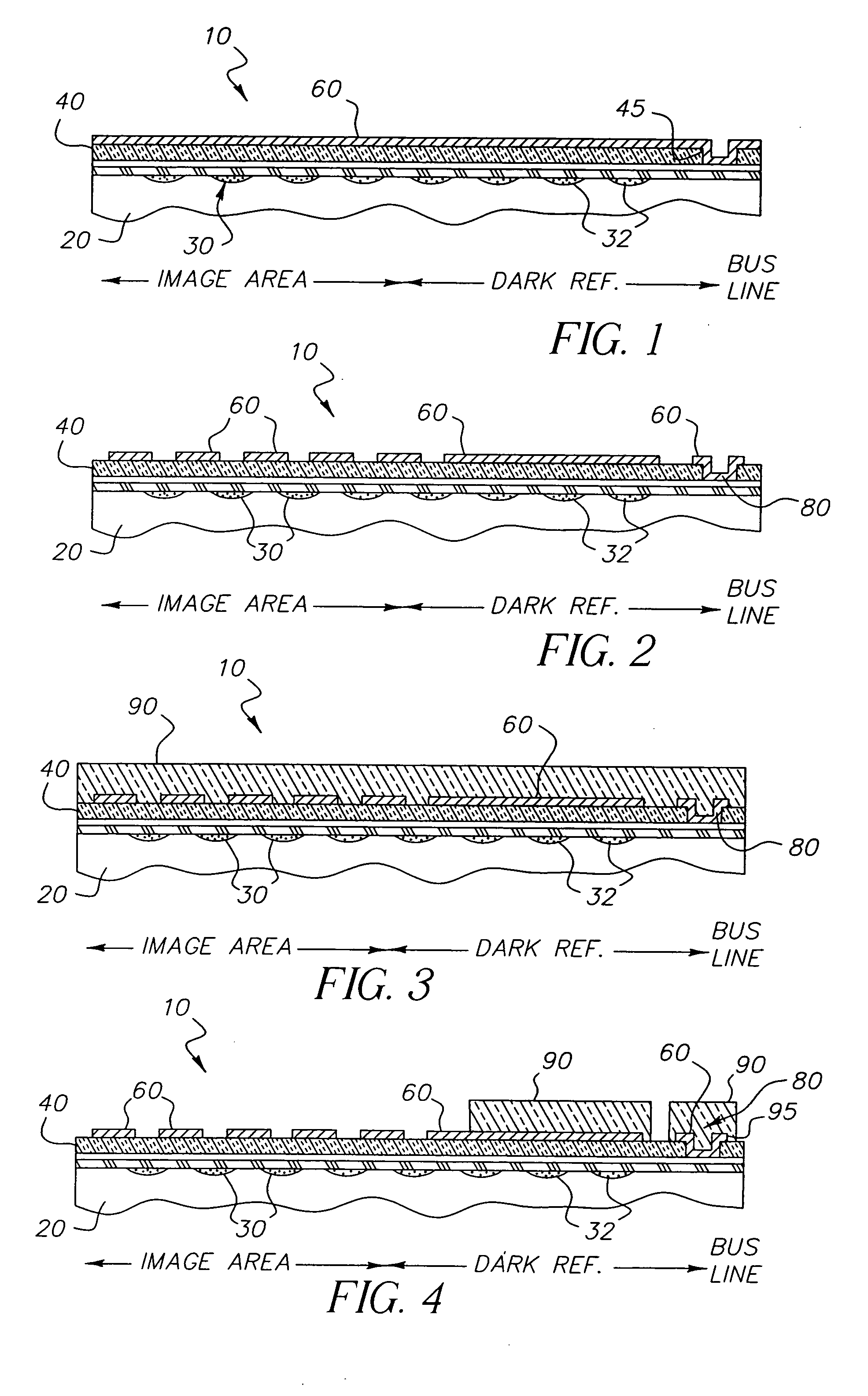 Thin lightshield process for solid-state image sensors