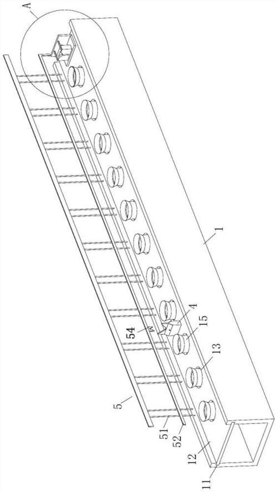 A light-emitting diode non-guide pillar sealing molding process