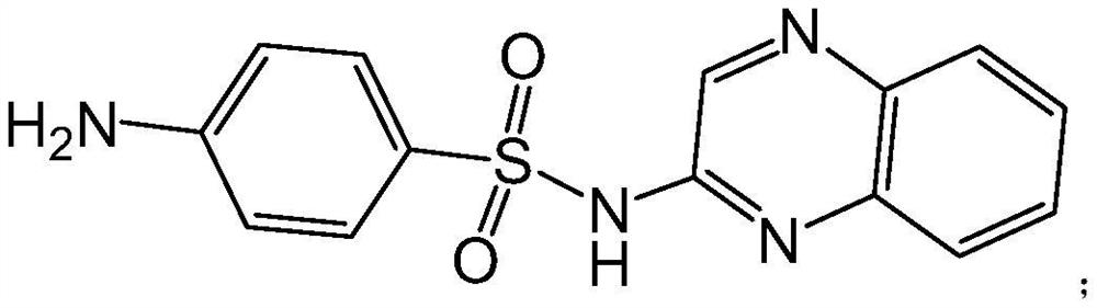 Catalytic oxidation application of a kind of sulfaquinoxaline cobalt compound