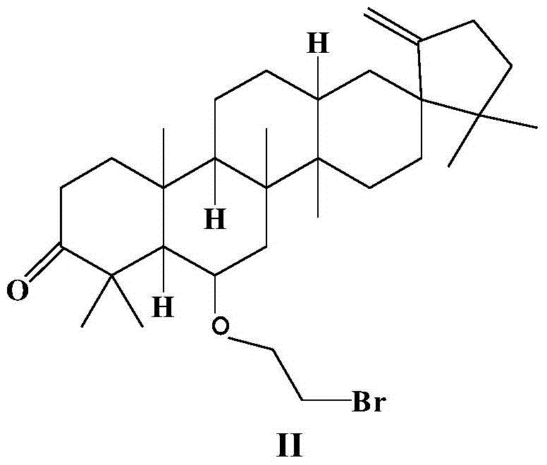 Application of o-(piperidinyl)ethyl derivatives of cleistanone cleistanone in the preparation of anti-hepatic fibrosis drugs