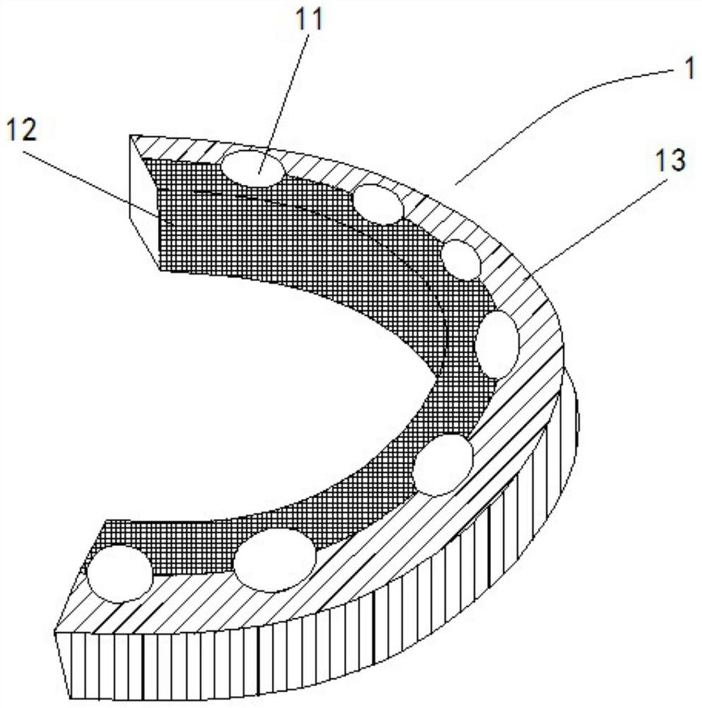 Accurate mold taking method and device for multi-tooth implantation