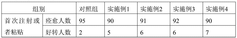 An external application patch for treating dysmenorrhea