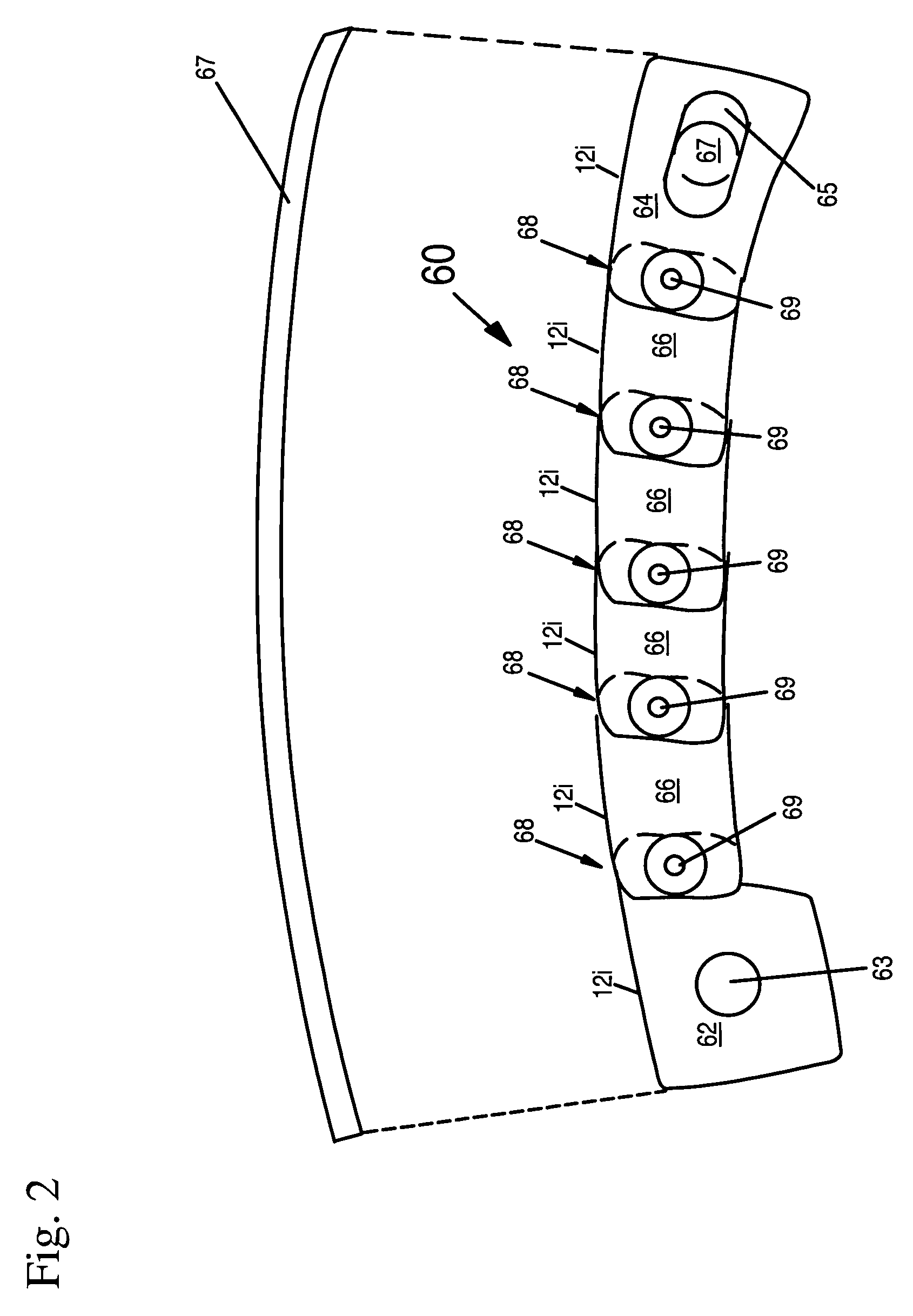 Compliant chain guide with multiple joints