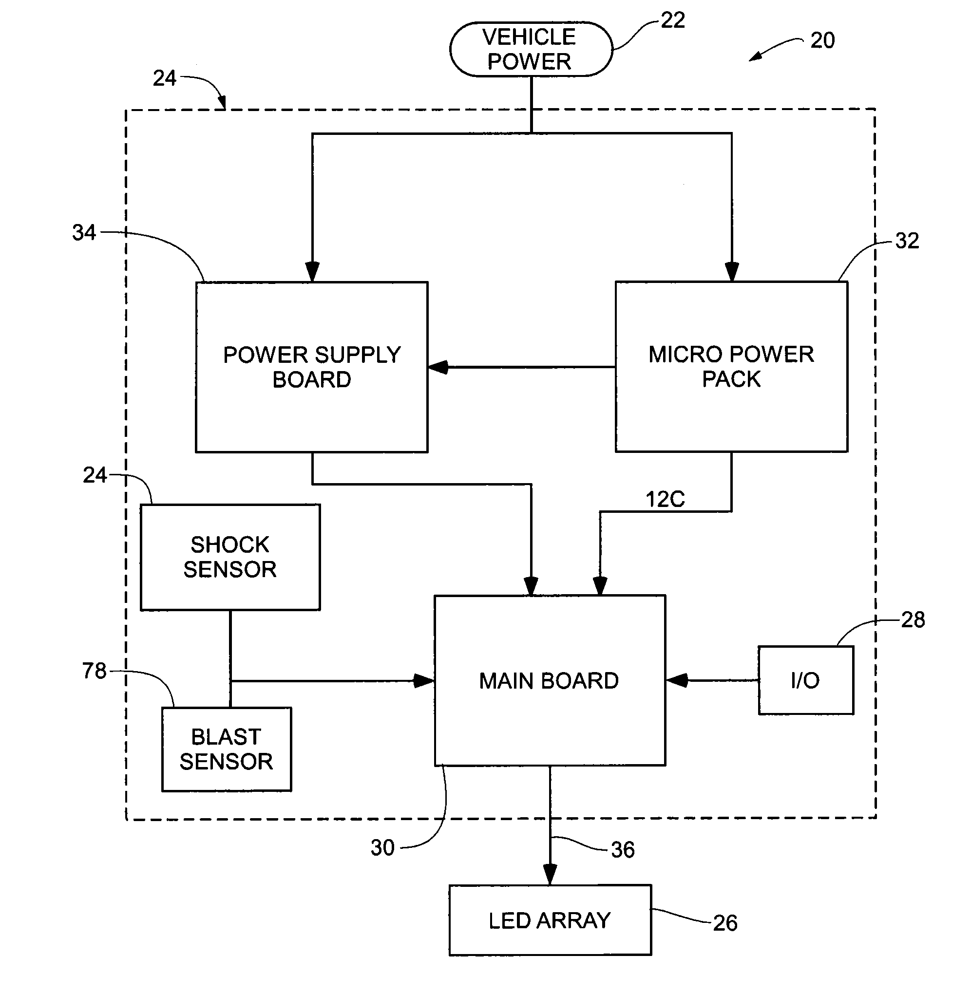 Emergency egress lighting system