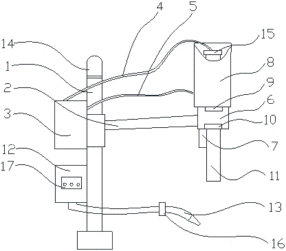 Automatic locking device for bolt and control method of automatic locking device