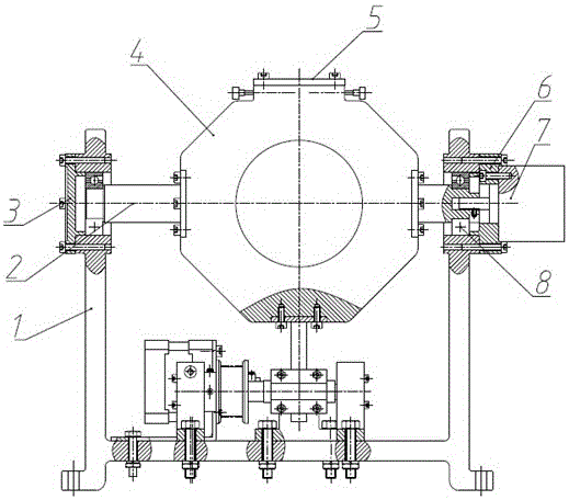 Crank-slider-driven swing mirror mechanism