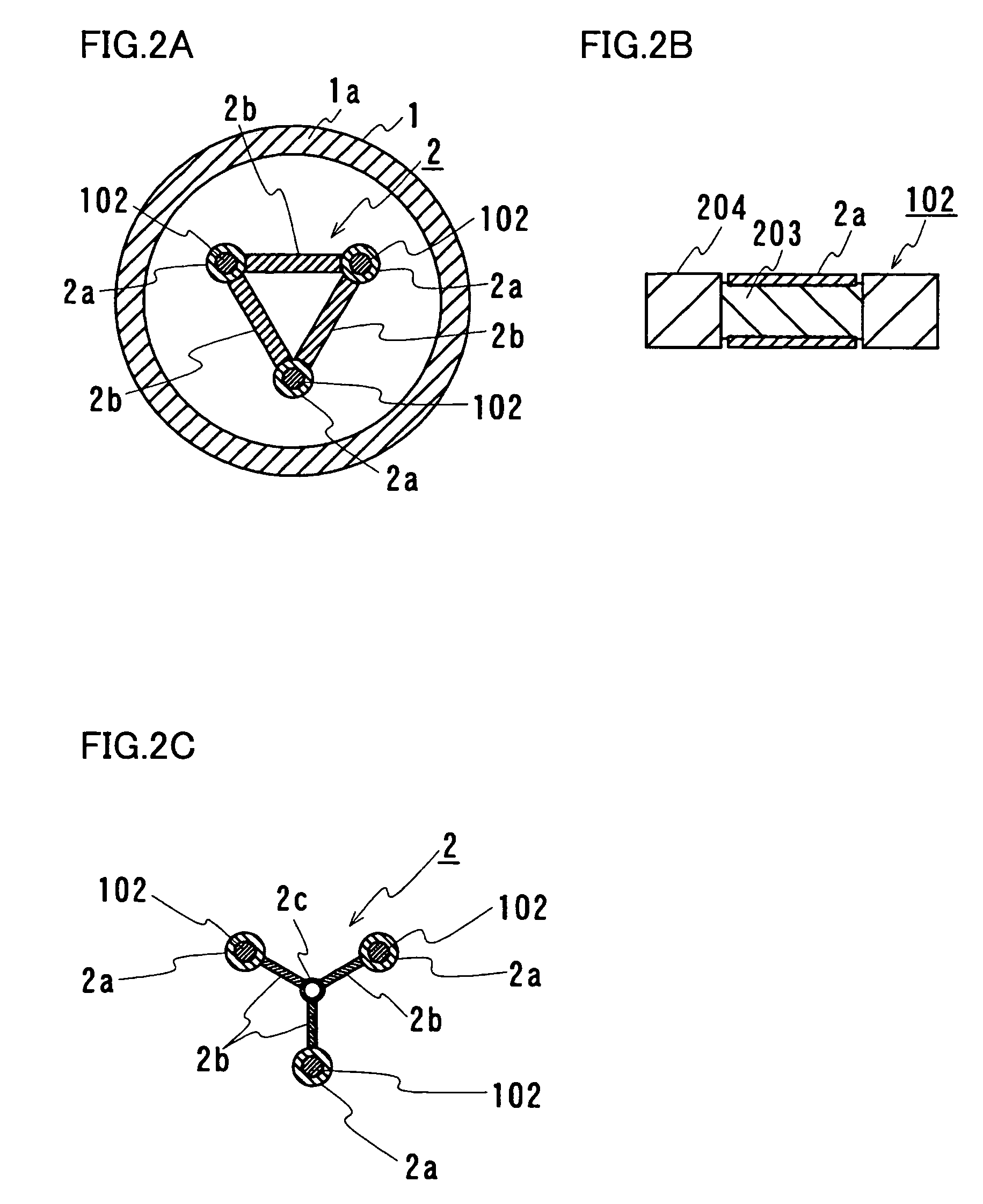 Phase split structure of multiphase superconducting cable