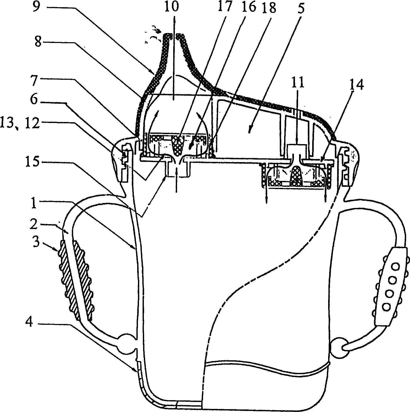 Plastic cup and cover coated with a layer soft plastic