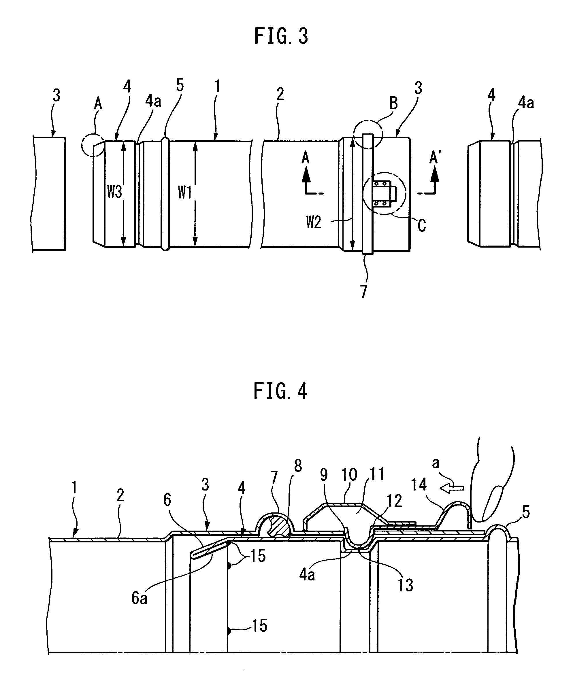 Supply and exhaust pipe