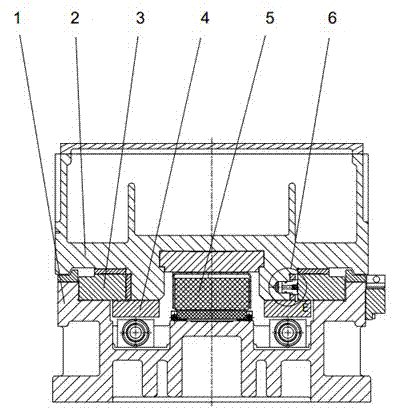 Closed static pressure guide rail with static pressure oil film clearance compensation function